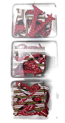 Christmas Chipboard Aphabet Letters Set