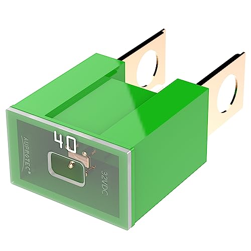 AUPROTEC Fusible bloc mâle PAL B, OTO BT Japon 30-140 A, choix: 40A ampères, vert, 1 pièce