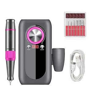 Nail Grinding Machine Electric Nail Drill Machine, 30000RPM Pro Manicure Machine, Apparatus for Manicure, Pedicure Kit Nail File with Cutter Nail Tool for DIY Home or Salon Mani-Pedis