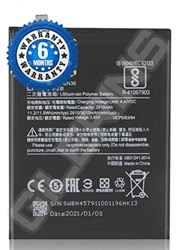 Image of Original BN36 Battery for Redmi A2 / Mi 6X Battery with 6 Month Warranty*** (G105)