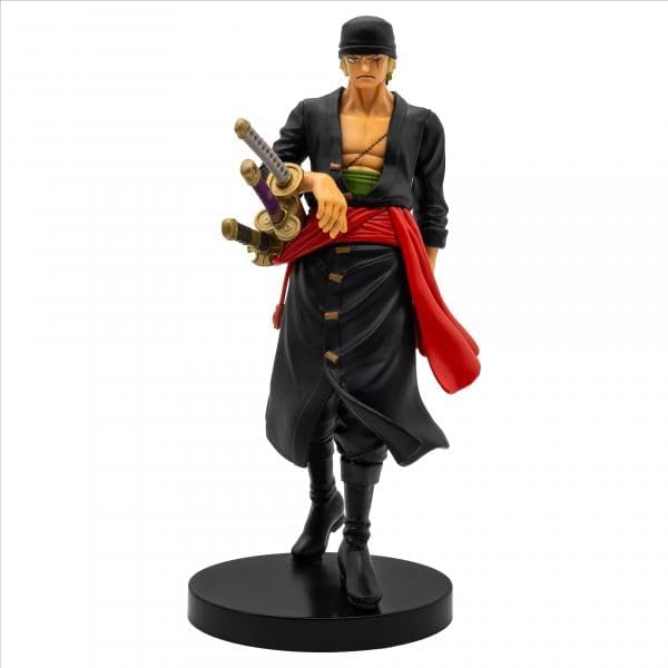 Banpresto Roronoa Zoro One Piece Action Figure - The Shukko Special 17 cm, BP89662P Multicolor, Collectible Pirates Statue Figure, Detailed Figure, Optimal for Anime Fans