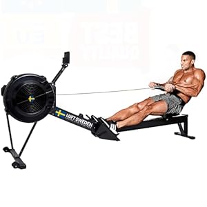 LUFT SWEDEN Rowing Machine for Home Gym – Foldable, Magnetic Rower with Adjustable Resistance, Quiet Indoor Rowing Machine, Compact Exercise Equipment for Body Workout