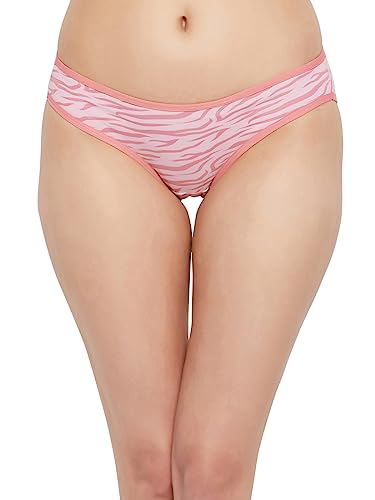 Image of Clovia Women's Cotton Low Waist Printed Bikini Panty