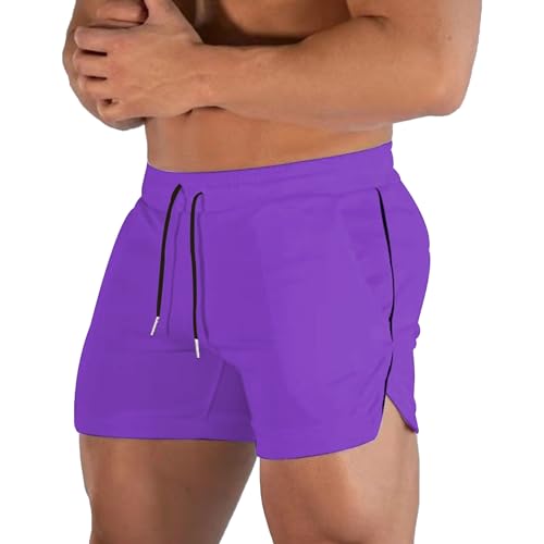 DGHM-JLMY Men's Running Workout Gym Shorts Summer Casual 3