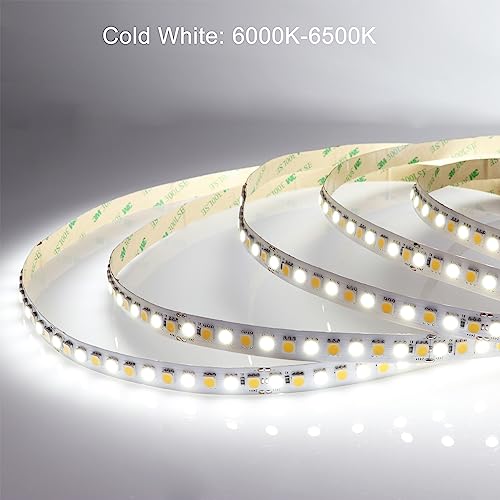 Tira LED Tunable White SMD 5050 16.4ft 24V IP20 miniatura 4