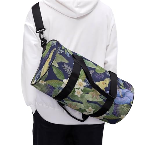 Sac de voyage fleurs perroquet idéal pour camping et randonnée - 6