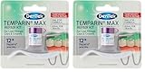 DenTek Temparin Max Home Dental Repair Kit for repairing lost fillings and loose caps, crowns or inlays - 12+/ 13+ Repairs(package may vary) (Pack of 2)