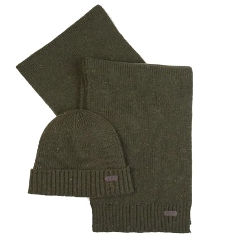 Barbour Beanie & Scarf Olive Mgs0047 Olive Tu