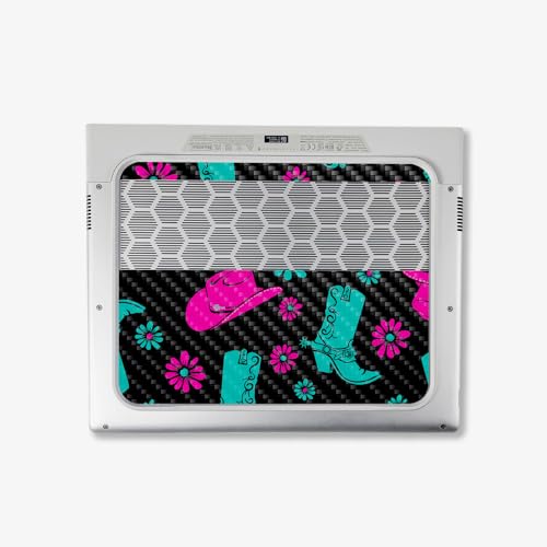 Image of MightySkins Carbon Fiber Skin Compatible with Alienware X14 R2 (2023) Full Wrap Kit - Neon Cowgirl | Protective, Durable Textured Carbon Fiber Finish | Easy to Apply & Change Styles | Made in The USA