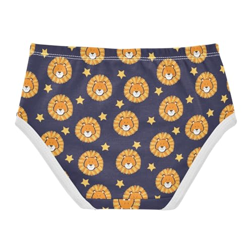 Girls' Underwear Lion Star Cotton Stretch Comfort Toddler Panties2