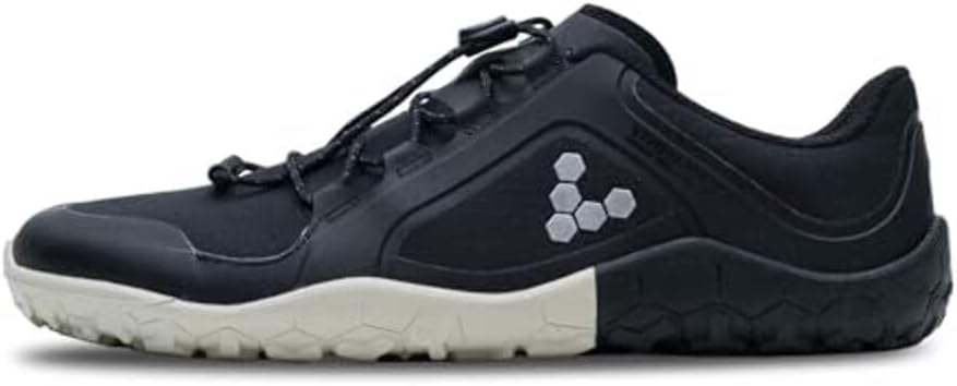 Primus Trail III Womens All Weather Womens | Barefoot Trainers | Ultra-Lightweight Shoe | Build Strength, Balance & Mobility | Wide Fit Grounding Shoes | Flexible Obsidian