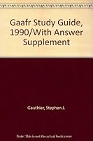 Gaafr Study Guide, 1990/With Answer Supplement 0891251456 Book Cover