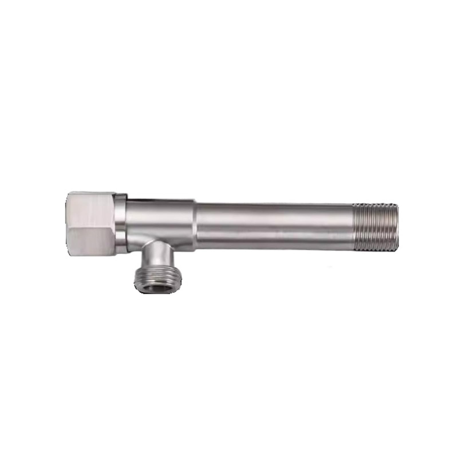Bvhisehp 145Mm Cold Hot Water Angle Valve Dn15 G1/2 Thread 304 Stainless Steel Extended Inlet Valve For Water Heater Toilet(145Mm)
