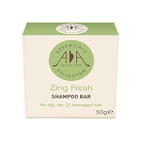 Amphora Aromatics AA Skincare Zing Fresh Hair Shampoo Bar 50g. For oily, dry and damaged hair. No SLS or Parabens Cover