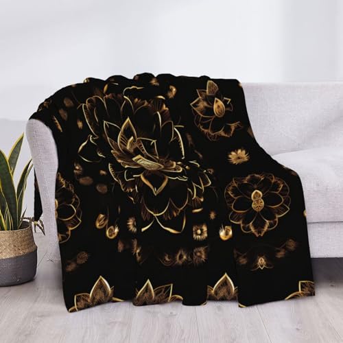 Couverture flanelle super douce et thermorégulatrice pour lit
