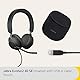 Jabra Evolve2 40 SE - Kabelgebundenes Stereo-Headset mit Geräuschunterdrückung und 3-Mikrofon-Technologie - USB-A-Kabel - für MS Teams zertifiziert, auch mit anderen Plattformen kompatibel - Schwarz