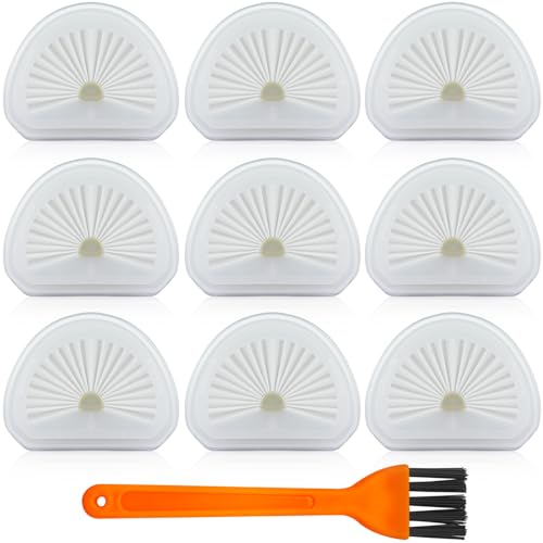 9 Pack Replacement Filters for Black + Decker Dustbuster AdvancedClean Cordless Handheld Vacuum VLPF10 HLVA320J26 HLVA325J10 HLVA315J22, Compatible with HLVA315J HLVA320J Filter, Part N575266 N600601