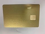 Inkpro 20 Gold Color Smart Card with Sle4428 Chip Magnetic Strip Hico 3 Track Therma PVC