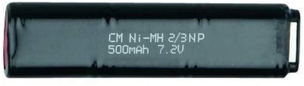 Asg 17016 Batteria 7.2 V 500 mAh, Unisex – Adulto, Nero, Taglia Unica