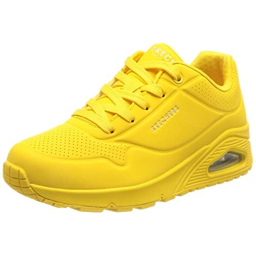 Skechers Uno - Stand On Air, Zapatillas Mujer, Yellow, 37 EU
