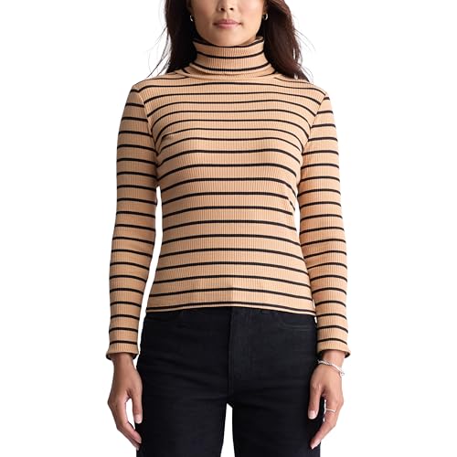 Buffalo David Bitton Women's Mavra Ls Ribbed Turtleneck