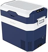 Megiu Car Fridge Portable 12V Refrigerator 40 Quart 12 Volt Freezer Compressor Cooler 12V/24V DC ...