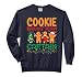 Gingerbread Christmas Pajamas Cookie Baking Team Captain Comfort Colors Adult Sweatshirt