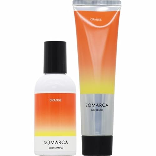 ソマルカ カラーシャンプー 150ml＋カラーチャージ 130g 【オレンジ】セットのサムネイル