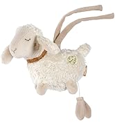 Fehn Mini-Spieluhr Schaf Natur – Kuscheltier & Einschlafhilfe mit Baumwolle aus kontrolliert biol...