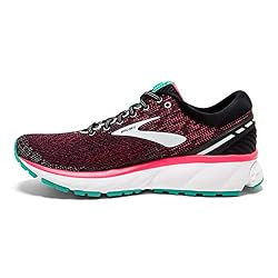 Brooks Ghost 11, Scarpe da Running Donna, Multicolore (Black/Pink/Aqua 017), 41 EU
