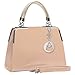MG Collection Matana Faux Patent Leather Doctor Tote Purse