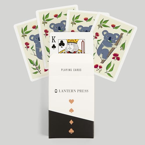Lantern Press Koala, Baraja de 52 Cartas Póker miniatura 6