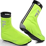 herren rennrad ✯ Voll fit:Der Überschuh ist elastisch,leicht zu tragen und passt perfekt zu Ihren Schuhen,der Klettverschluss über dem Reißverschluss lässt sich locker verstellen. Das Gummiband über dem Reißverschluss ist 2 cm breit, um zu verhindern,dass der Überschuh nach unten rutscht, ohne dass sich Ihre Waden unter Druck setzen. Die Unterseite des Überschuhs besteht aus reibungs- und rutschfestem Material. (Hinweis: bitte nach Gebrauch trocknen)