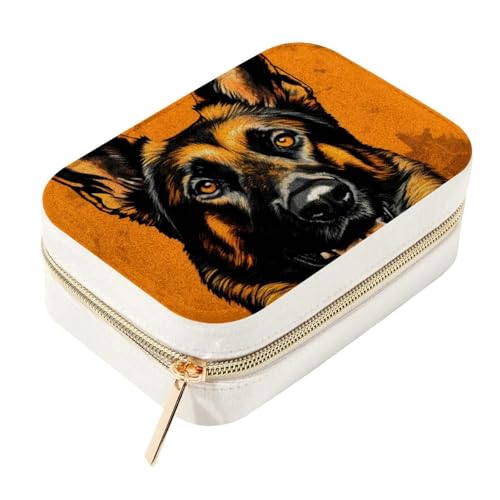 Boîte à bijoux double couche Collie pour sublimer votre coiffeuse - 2