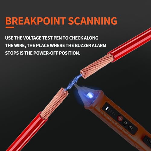 image for DMwespe 2 Pack Non-Contact Voltage Detector, Voltage Tester Electrical