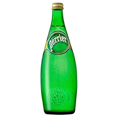 Perrier Sparkling Mineral Water Glass Bottle - 750ml 25.36fl oz