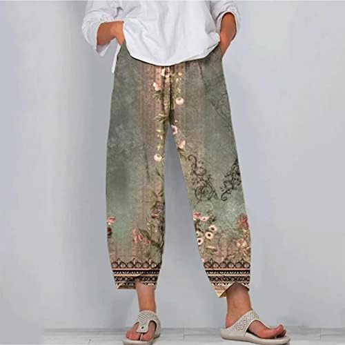 Palazzo Pants for Women Casual 2023 Cotton Linen Loose Fit High Waist Stretchy Smocked Wide-Leg Trousers with Pockets 2 Palazzo Pants for Women Casual 2023 Cotton Linen Loose Fit High Waist Stretchy Smocked Wide-Leg Trousers with Pockets
