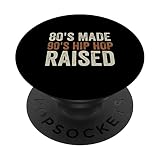 Style hip-hop années 80 et années 90 PopSockets PopGrip Interchangeable
