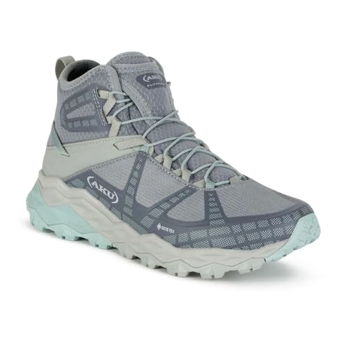 Chaussure de randonnée pour femme AKU Flyrock Mid GTX W's contre les pieds mouillés