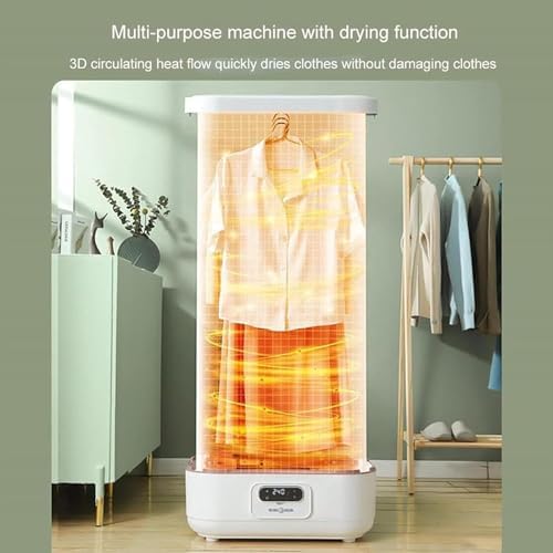 Portable Electric Clothes Dryer, 900W Hanging Steam Drying Machine, Quick-Drying and Fluffy Finish for Efficient Clothes Care