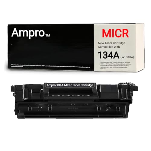 Toner 134A MICR Ampro pour éviter les erreurs de lecture de chèques
