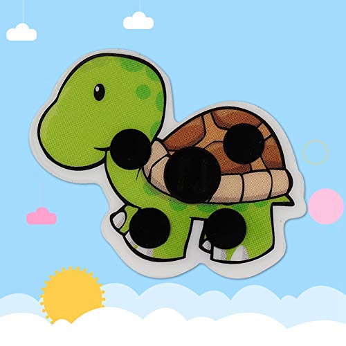 Naroote Etiqueta Engomada del Termómetro del bebé de la Tortuga de Dibujos Animados Pantalla Rápida para el Monitoreo de la Fiebre Corporal 20 Piezas para Niños y Bebés