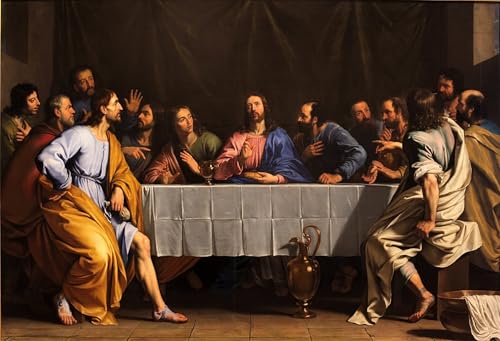 The Last Supper by Philippe De Champaigne moderne art murale graffiti pour poster de chambre