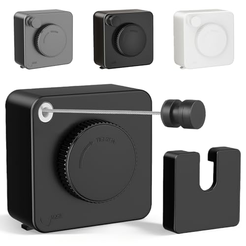 Anti-Sag Retractable Clothesline 201in Wall Mount