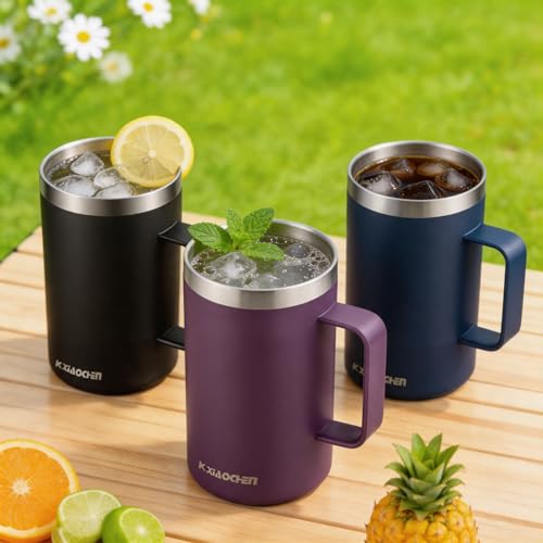 KXIAOCHEN 20oz Thermal Travel Coffee Mug
