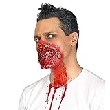 in professioneller Qualität WIDMANN 01003 - Zombie Mund mit Gummiband in professioneller Qualität für Erwachsene