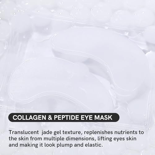 under eye patches with collagen and peptide eye mask for dark circles and puffinessface mask skin care products 30 pairs