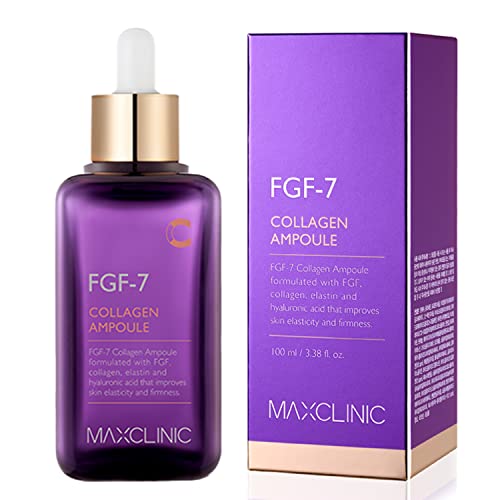 MAXCLINIC FGF-7 Collagen Ampoule 100ml 3.38 fl.oz. Ampolla Rellenador Suero Suavizante Hidratante Piel Reafirmantes Rejuvenecedores Cover