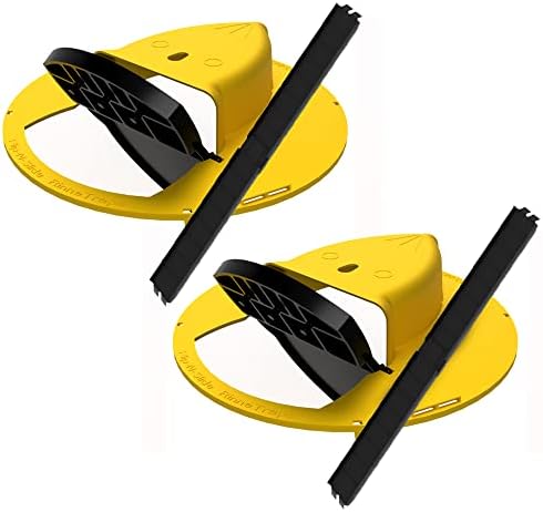 RinneTraps - Flip N Slide Bucket Lid Mouse Trap |Humane or Lethal| |Trap Door Style| |Multi Catch |Auto Reset| |Indoor Outdoor| |No See Kill| |5 Gallon Bucket Compatible| Made in USA (2)