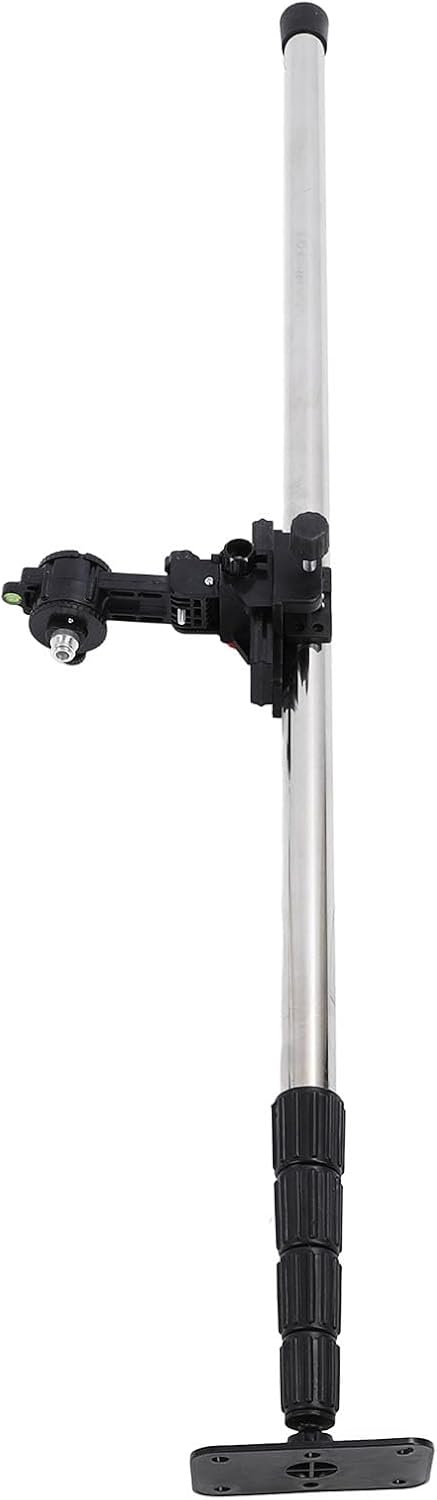 Telescoping Pole, 0 to 10cm Up and Down Front to Back and 360 Degree Rotation Left and Right Adjustable in All Directions Level, Line Lasers